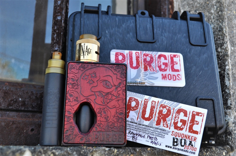 VAPE SOCIETY - Purge Mods Rampage Edition Squonk Mod 20700